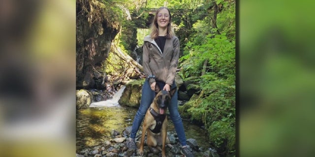 Erin Wilson announced Wednesday that Eva, her Belgian Malinois who defended her against a mountain lion attack, had died.