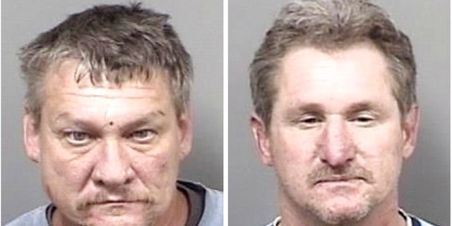 This combo of photos provided by the Citrus County Sheriff’s Office show Roy Lashley, 55, left, and Robert Lashley, 52.