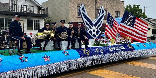 The U.S. Air Force Band of Mid-America was among the performers who entertained guests at Appleton's 71st annual Flag Day parade this past weekend, on June 11, 2022.