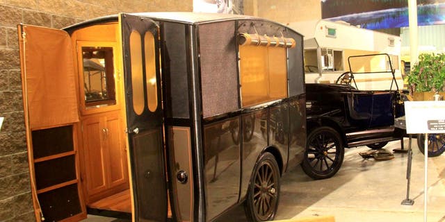 The oldest vehicle at the RV/MH Hall of Fame and Museum in Elkhart, Ind., is one of the nation's earliest RVs, a trailer designed to bring the comforts of home on the road. 