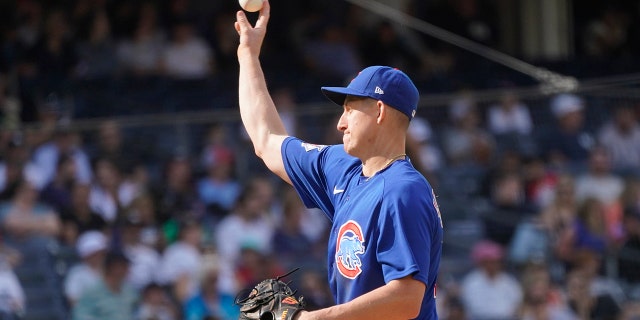 Der erste Tempomacher des Chicago Cups, Frank Swindle, schlug am Sonntag, den 12. Juni 2022, in New York gegen die New York Yankees.