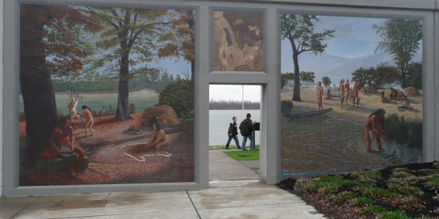 Paducah's floodwall is a mural in Kentucky which will finally be finished after it was started in 1996.