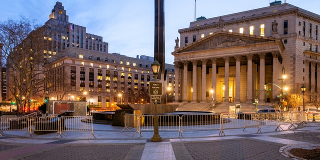 NRA digs in for legal fight against woke prosecutor over alleged 'roadmap' of abuse 4 New York State Supreme Court Building in Foley Square, New York City.