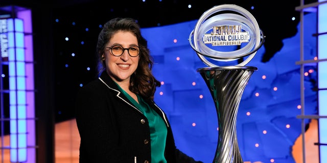 Jeopardy! National College Championship, hosted by Mayim Bialik. Bialik has gone on to co-host "Jeopardy!" with Ken Jennings.