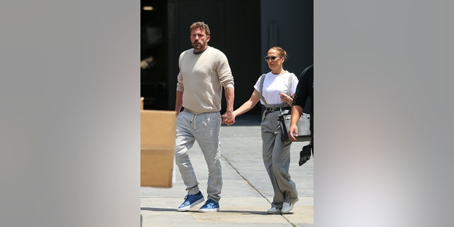 Ben Affleck and Jennifer Lopez are seen on May 03, 2022 in Los Angeles, California.