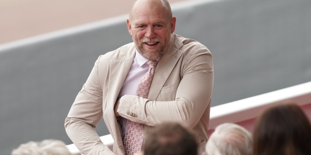 Mike Tindall attended the Platinum Pageant in honor of Queen Elizabeth on Sunday.