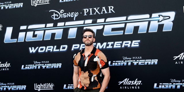 Chris Evans attends the Out-of-This-World Premiere of Disney and Pixar's "Lightyear" at the El Capitan Theater on June 8, 2022 in Hollywood, California.