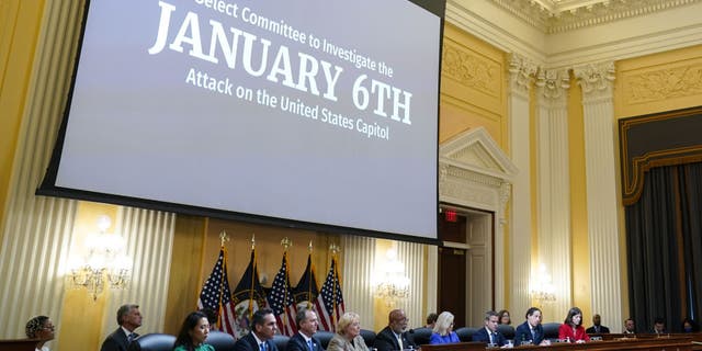 The House Select Committee to Investigate the January 6th hearing in the Cannon House Office Building.