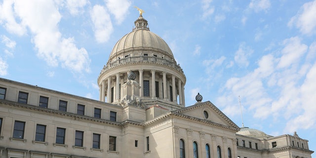 The Mississippi State Capitol Building is displayed on March 11, 2022 in Jackson, Mississippi.