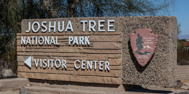 The entrance to Joshua Tree National Park