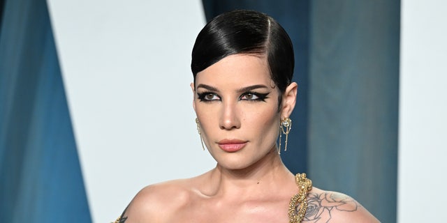 Halsey used social media to defend pro-choice views. The singer attended the 2022 Vanity Fair Oscar Party Hosted By Radhika Jones at Wallis Annenberg Center for the Performing Arts March 27, 2022, in Beverly Hills. 