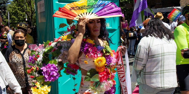 The annual Pride Parade in Queens kicks off a month of gay celebrations in the city, on June 5, 2022, in the Jackson Heights neighborhood of Queens, New York.