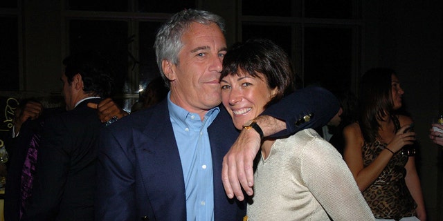 Jeffrey Epstein and Ghislaine Maxwell attend de Grisogono Sponsors The 2005 Wall Street Concert Series on March 15, 2005 in New York City. (Photo by Joe Schildhorn/Patrick McMullan via Getty Images)