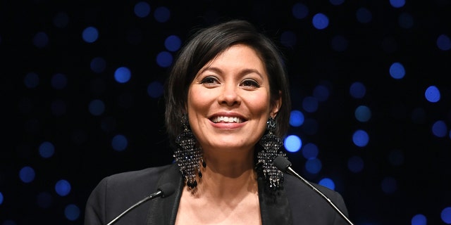 Alex Wagner speaks onstage during 69th Writers Guild Awards New York Ceremony at Edison Ballroom on February 19, 2017, in New York City. 