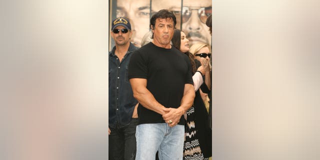 Kevin Costner, Sylvester Stallone and actress Demi Moore attend the Hollywood Walk of Fame ceremony for Bruce Willis in 2006.