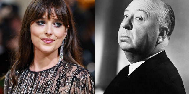 Dakota Johnson (left) described how Alfred Hitchcock allegedly terrorized his grandmother.