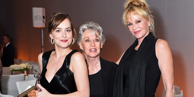 (L-R) Dakota Johnson, Tippi Hedren and Melanie Griffith share a close bond.