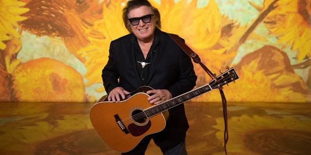 Don McLean performs ‘Vincent’ at ‘Immersive Van Gogh’ on February 28, 2022, in Los Angeles, California.