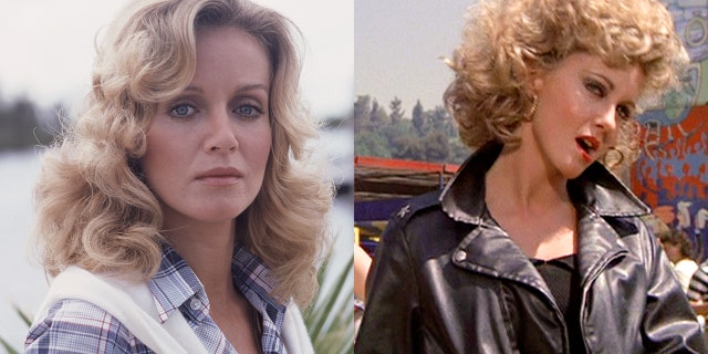 Donna Mills (izquierda) afirmó que ella era el modelo para Sandy en "Gordo," un personaje famoso interpretado por Olivia Newton-John.