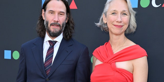 Keanu Reeves and Alexandra Grant attend the MOCA Gala 2022 at The Geffen Contemporary at MOCA on June 04, 2022 in Los Angeles, California.