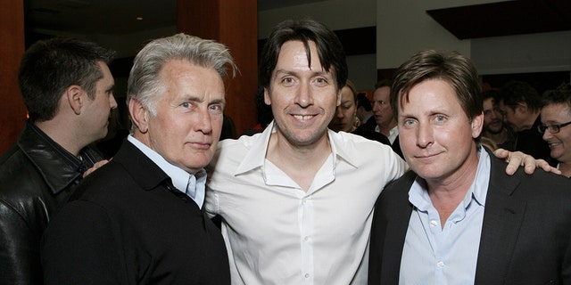From left: Martin Sheen, Ramon Estevez and Emilio Estevez.