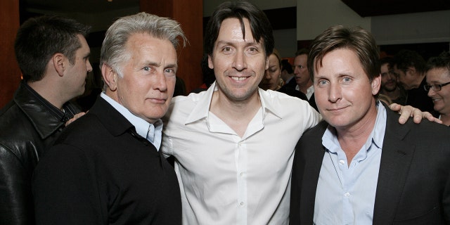 From left: Martin Sheen, Ramon Estevez and Emilio Estevez.