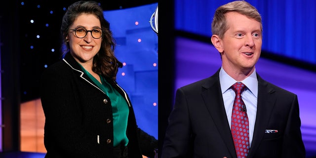 Actress Mayim Bialik and former champion Ken Jennings are both hosts of the beloved game show "Jeopardy!"