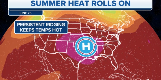 Summer heat rolls on across the U.S.