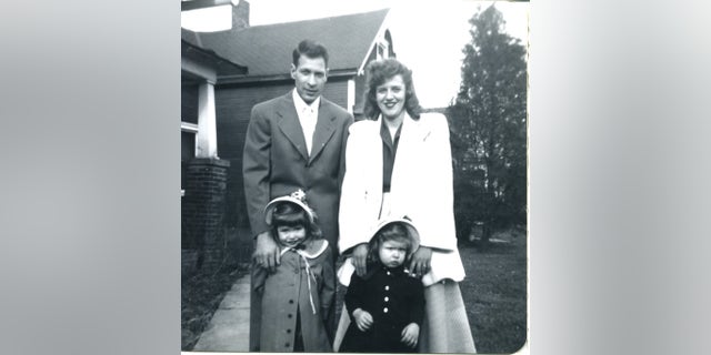 Whisler with his wife Dorothy and two daughters in 1950.