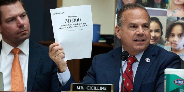 Rep. David N. Cicilline, D-R.I., speaks during a House Judiciary Committee mark up hearing in the Rayburn House Office Building on June 2, 2022, in Washington, D.C.