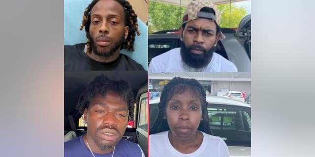 Ladesion Riley, who rapped about robbing ATM machines, Darius Dugas, Christopher Alton and Sashondre Dugas were all arrested this week in connection with robbing an ATM technician in Tennessee.