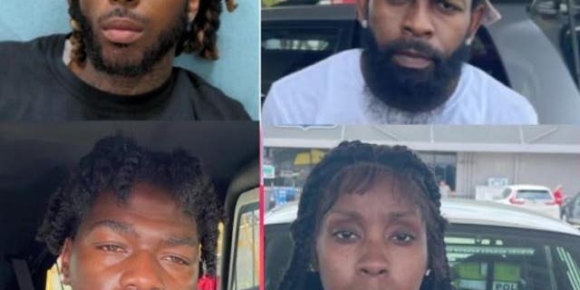 Ladesion Riley, who rapped about robbing ATM machines, Darius Dugas, Christopher Alton and Sashondre Dugas were all arrested this week in connection with robbing an ATM technician in Tennessee.