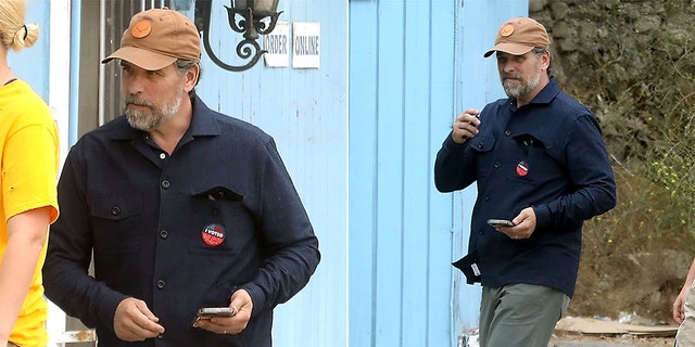 Hunter Biden goes to lunch with his daughter Maisy Biden in Malibu, California, Tuesday, June 7, 2022.