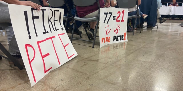 Uvalde residents voice their anger at school police chief and city council member Pete Arredondo.