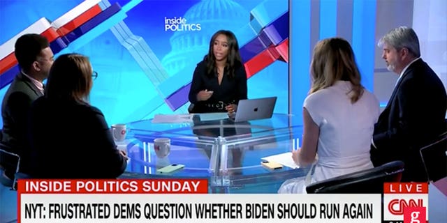 An "Inside Politics" panel discussed a New York Times report that said many Democratic lawmakers weren't enthusiastic about President Biden running again in 2024