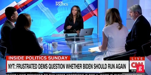 An "Inside Politics" panel discussed a New York Times report that said many Democratic lawmakers weren't enthusiastic about President Biden running again in 2024