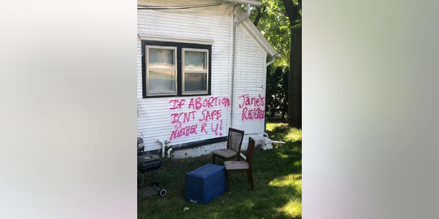Pro-choice extremist group Jane's Revenge targeted the wrong address at first when attempting to vandalize Jackson Right to Life's office building. (Kathy Potts)
