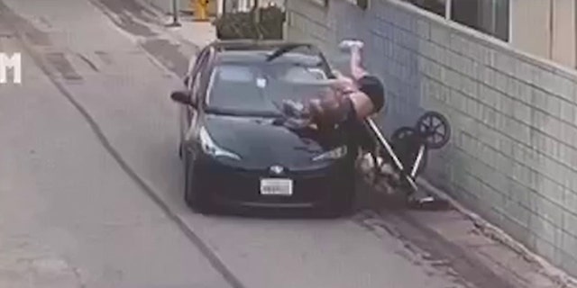 Surveillance video recorded the entire Aug. 6, 2021, hit-and-run incident in Venice, California. The woman injured blasted Los Angeles County District Attorney George Gascon during an early release hearing for the teen driver in June 2022. 