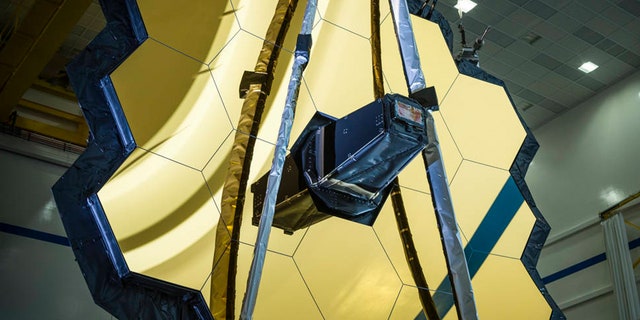 James-Webb-Weltraumteleskop, gesehen am 5. März 2020. 