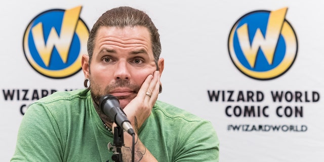 Professional wrestler Jeff Hardy of WWE The Hardy Boyz attends Wizard World Comic Con Philadelphia 2017 - Day 1 at Pennsylvania Convention Center on June 1, 2017 in Philadelphia, Pennsylvania. 