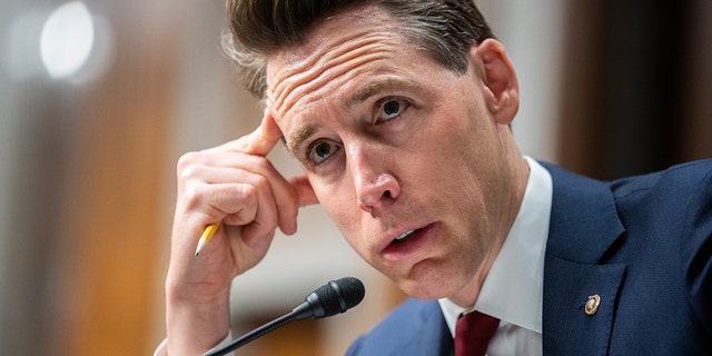 Senator Josh Hawley, R-Mo., told Fox News Digital the Saturday shoot-down "was just another display of incompetence and weakness from Joe Biden."