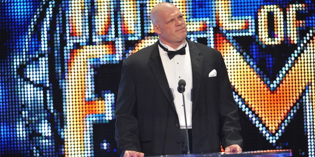 Glenn Jacobs attends the 2011 WWE Hall Of Fame Induction Ceremony at the Philips Arena on April 3, 2011, in Atlanta.