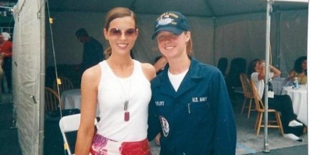 Janae Sergio met the cast of 2001's 'Pearl Harbor' which starred Kate Beckinsale (left).