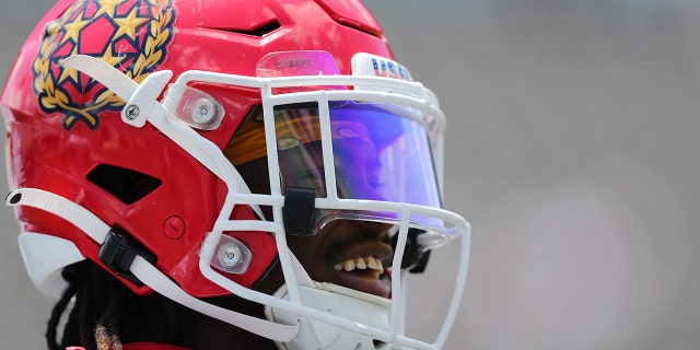 KaVontae Turpin of the New Jersey Generals during the fourth quarter of a game against the Tampa Bay Bandits at Protective Stadium May 28, 2022, in Birmingham, Ala.