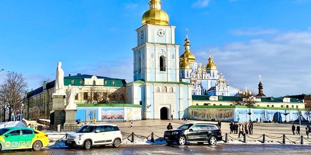 Kyiv in January. Several weeks later Russia began its brutal invasion