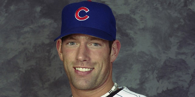 Kyle Farnsworth of the Chicago Cubs is posing for a portrait at Cubs' Spring Training Media Day on February 21, 2003 at Fitch Park in Mesa, Arizona.