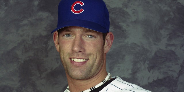 Kyle Farnsworth of the Chicago Cubs poses for a portrait during the Cubs' spring training Media Day on February 21, 2003 at Fitch Park in Mesa, Arizona.