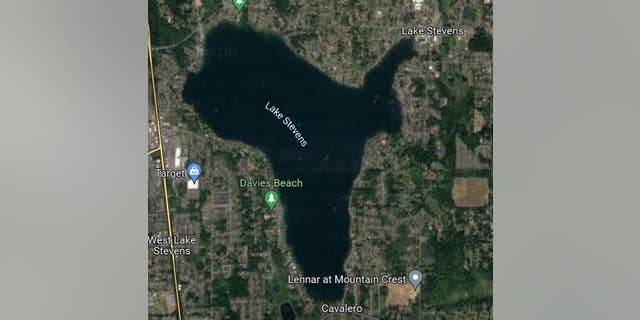 Aerial photo of Lake Stevens, Washington