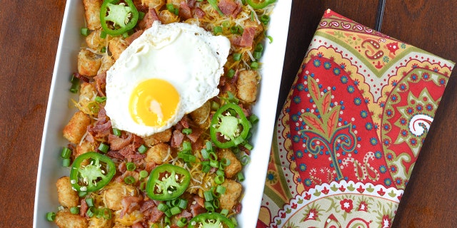 Check out this breakfast tater tot nacho recipe.