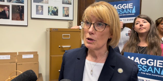 Sen. Maggie Hassan Sunday morning introduced an amendment against energy taxes at a 60-vote threshold, moments after voting against a similar one at a 50-vote threshold.